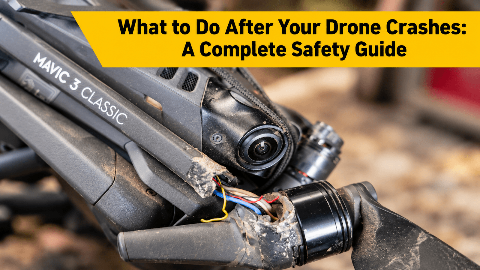What to Do After Your Drone Crashes: A Complete Safety Guide